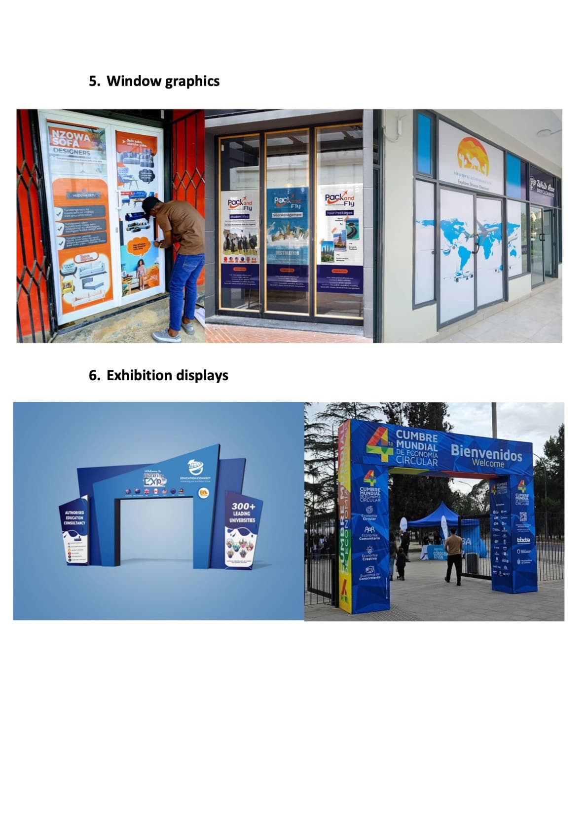 Window Graphics & Exhibition Displays